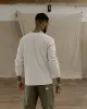 Crafted Heavyweight Henley - Off White sold by P & Co