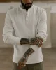 Crafted Heavyweight Henley - Off White sold by P & Co