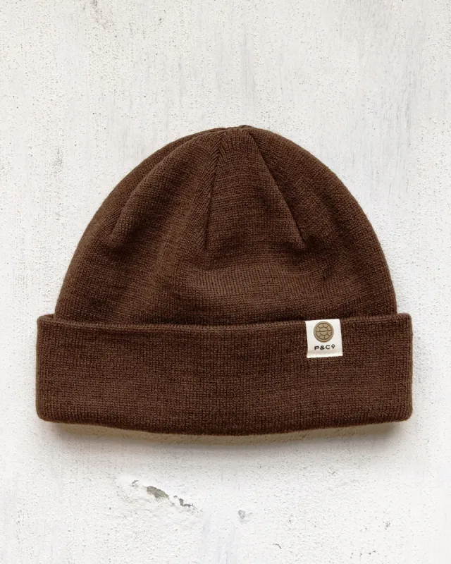 Porte Beanie - Brown sold by P & Co
