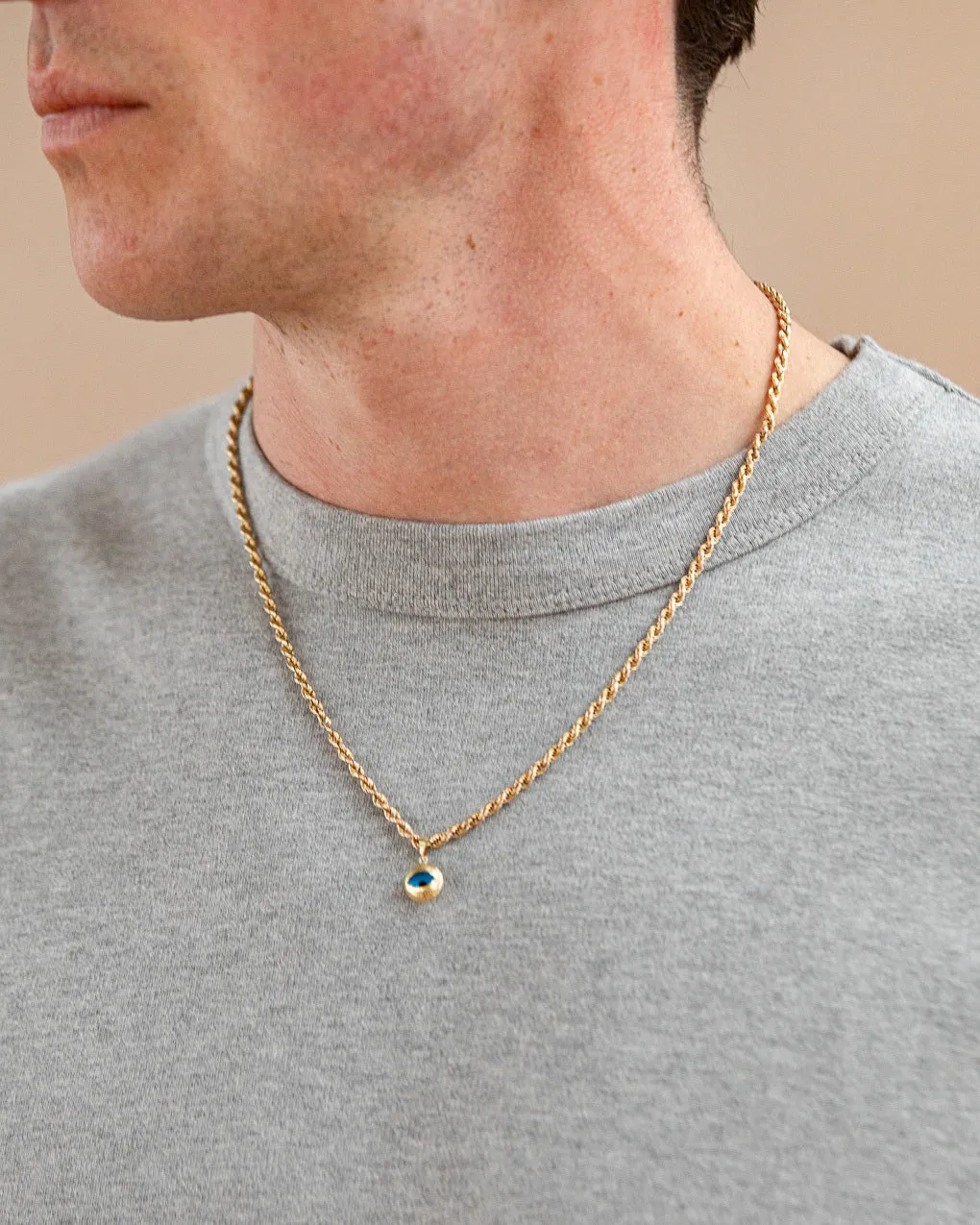 Crafted Heavyweight T-Shirt - Grey Melange sold by P & Co product image thumbnail 2