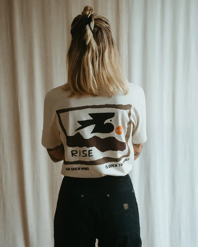 Rise T-Shirt - Bone sold by P & Co