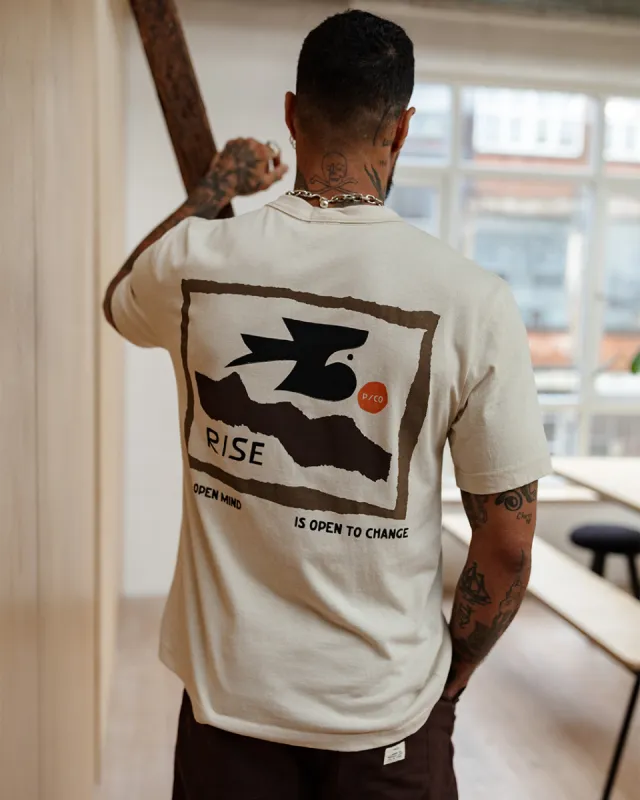 Rise T-Shirt - Bone sold by P & Co