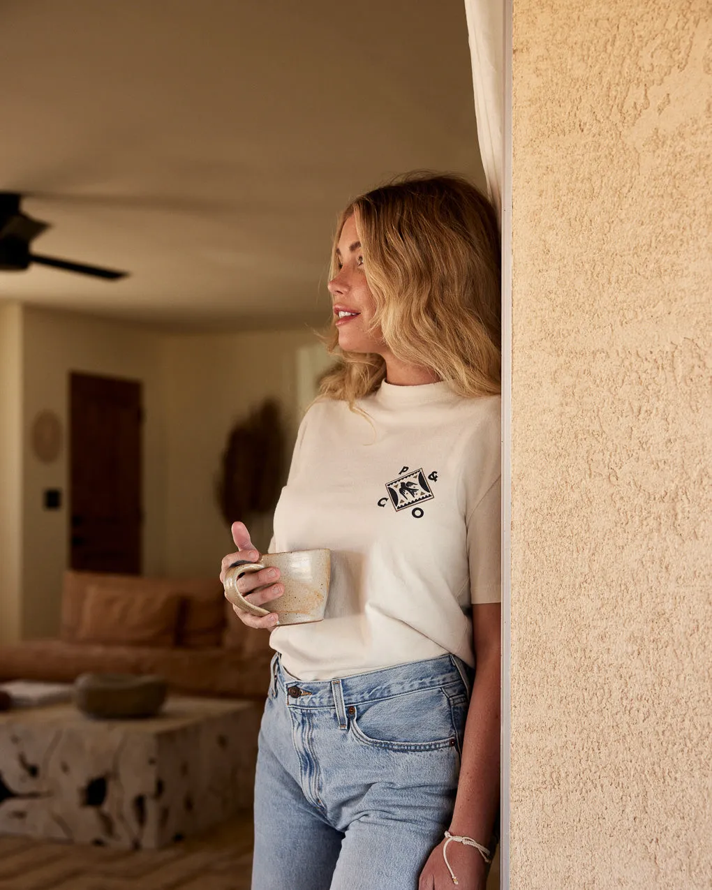 Life in Balance T-Shirt - Bone sold by P & Co product image thumbnail 4