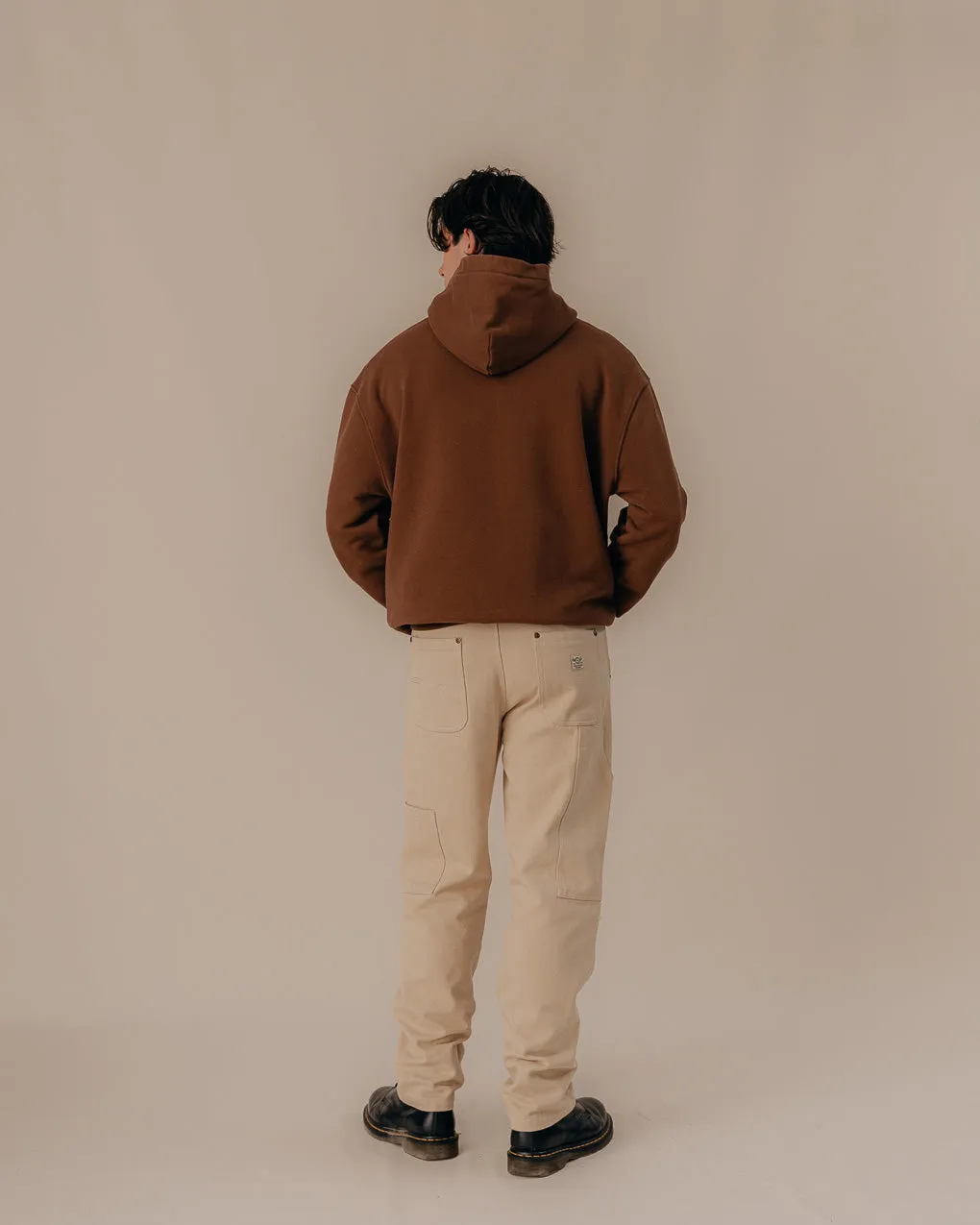 Carver Heavy Workwear Hoodie - Cocoa Brown sold by P & Co product image thumbnail 4