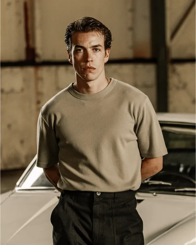 Crafted Heavyweight T-Shirt - Ash Grey sold by P & Co