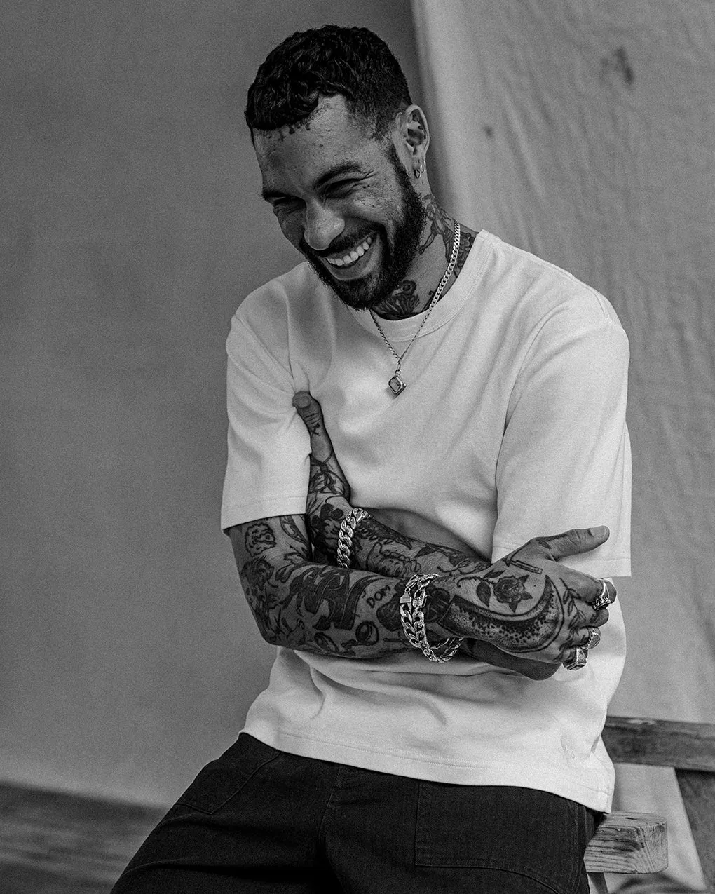 Crafted Heavyweight T-Shirt - White sold by P & Co product image thumbnail 4