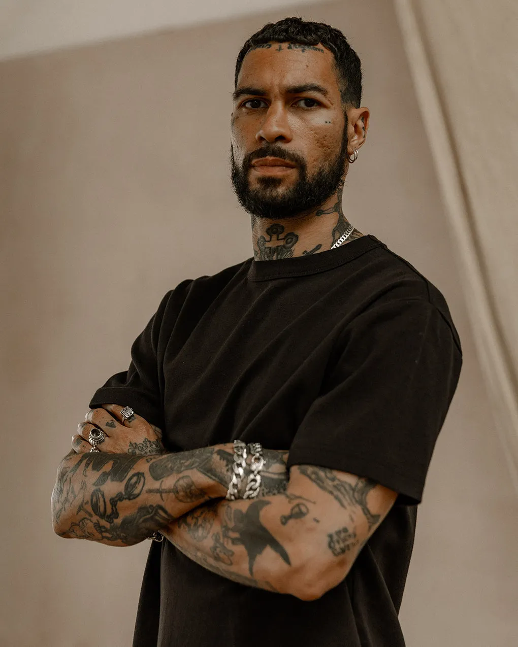 Crafted Heavyweight T-Shirt - Washed Black sold by P & Co product image thumbnail 2