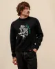 Snake Bite Knit Jumper - Washed Black sold by P & Co