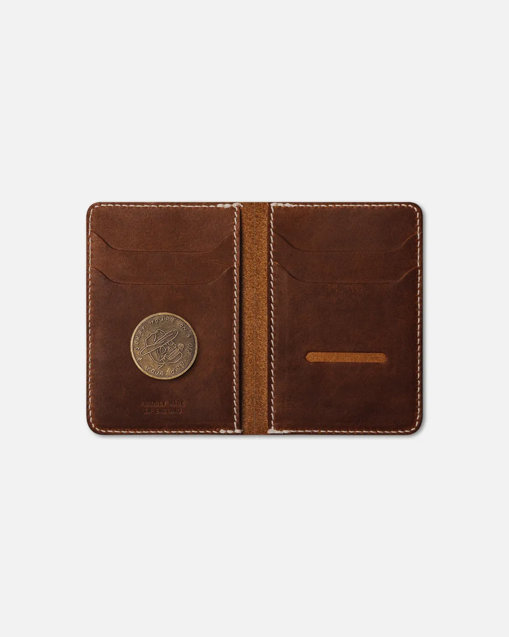 Good At Bad Decisions Leather Wallet sold by P & Co product image thumbnail 3