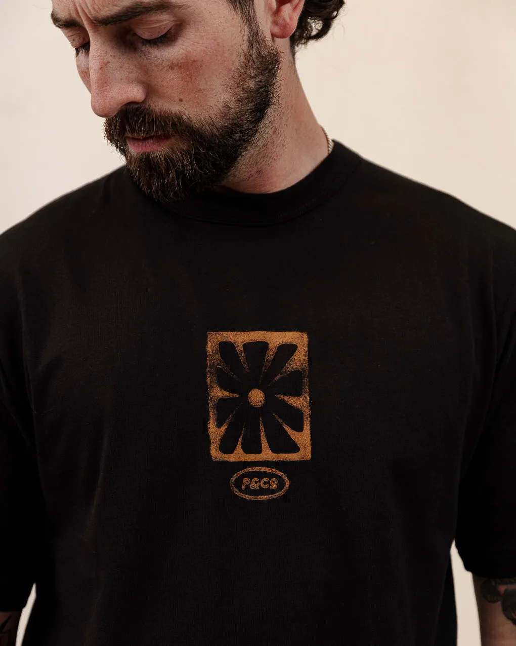 Time Will Tell T-Shirt - Washed Black sold by P & Co product image thumbnail 3