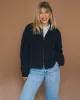 Time To Slow Quilted Jacket - Washed Black sold by P & Co