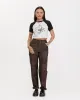 Hopeless Romantic Raglan T-Shirt - Off White & Washed Black sold by P & Co
