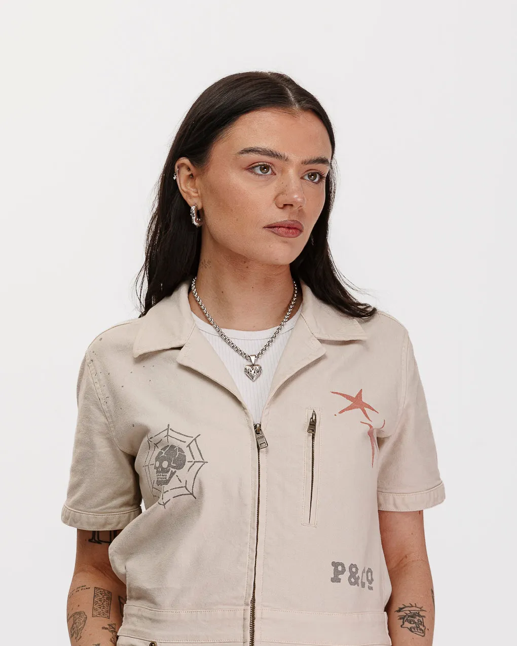 Chaos Carpenter Boilersuit - Vintage Bone sold by P & Co product image thumbnail 5