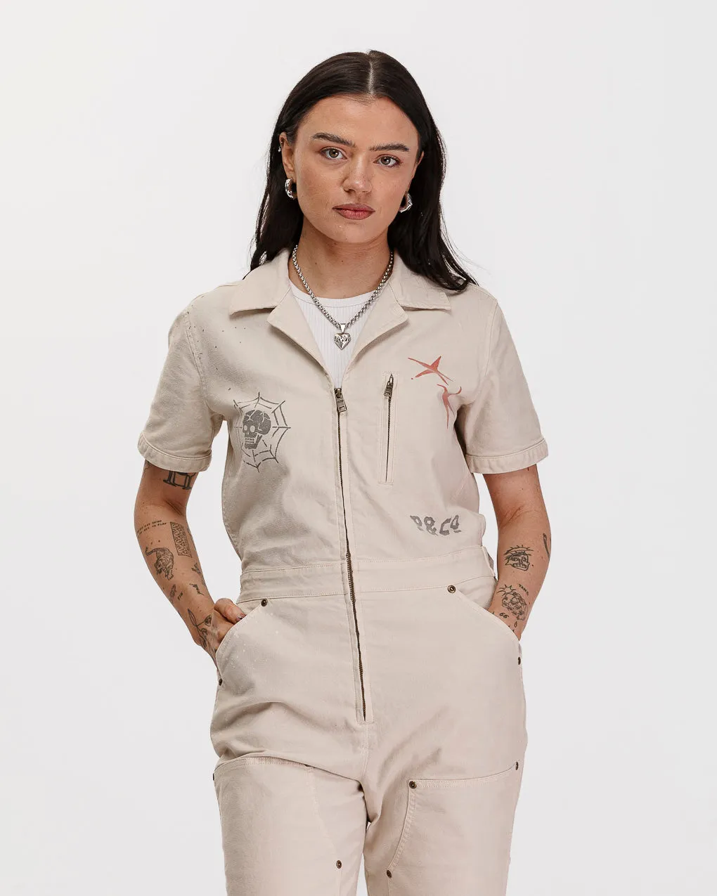 Chaos Carpenter Boilersuit - Vintage Bone sold by P & Co product image thumbnail 4