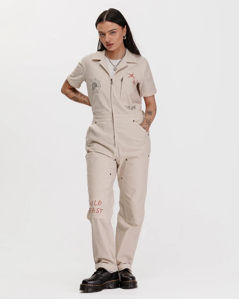 Chaos Carpenter Boilersuit - Vintage Bone sold by P & Co product image thumbnail 3
