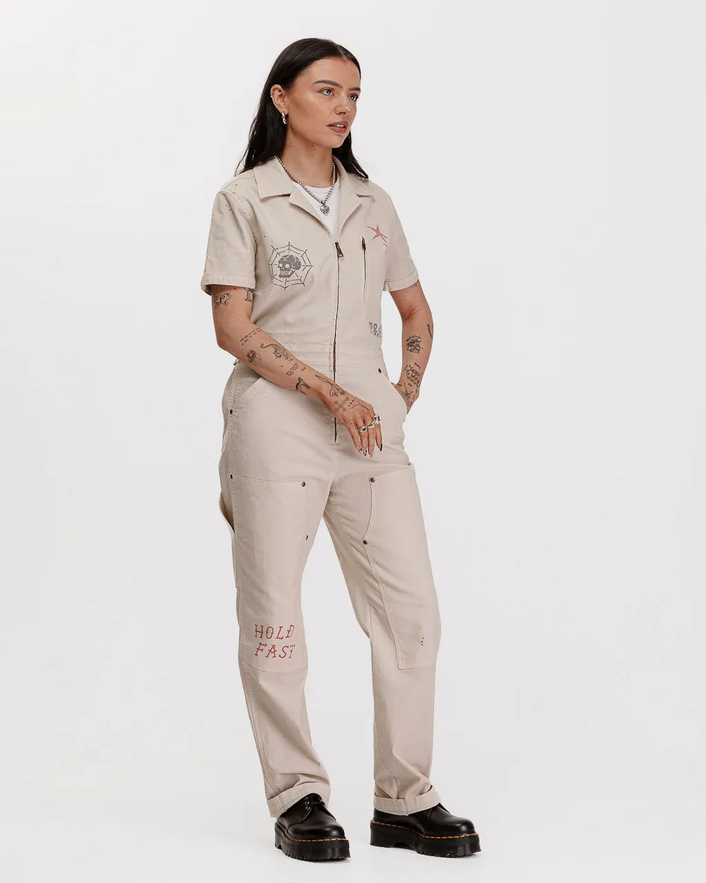 Chaos Carpenter Boilersuit - Vintage Bone sold by P & Co product image thumbnail 2