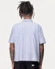 Parts & Service Half Zip Work Shirt - Hickory Stripe sold by P & Co