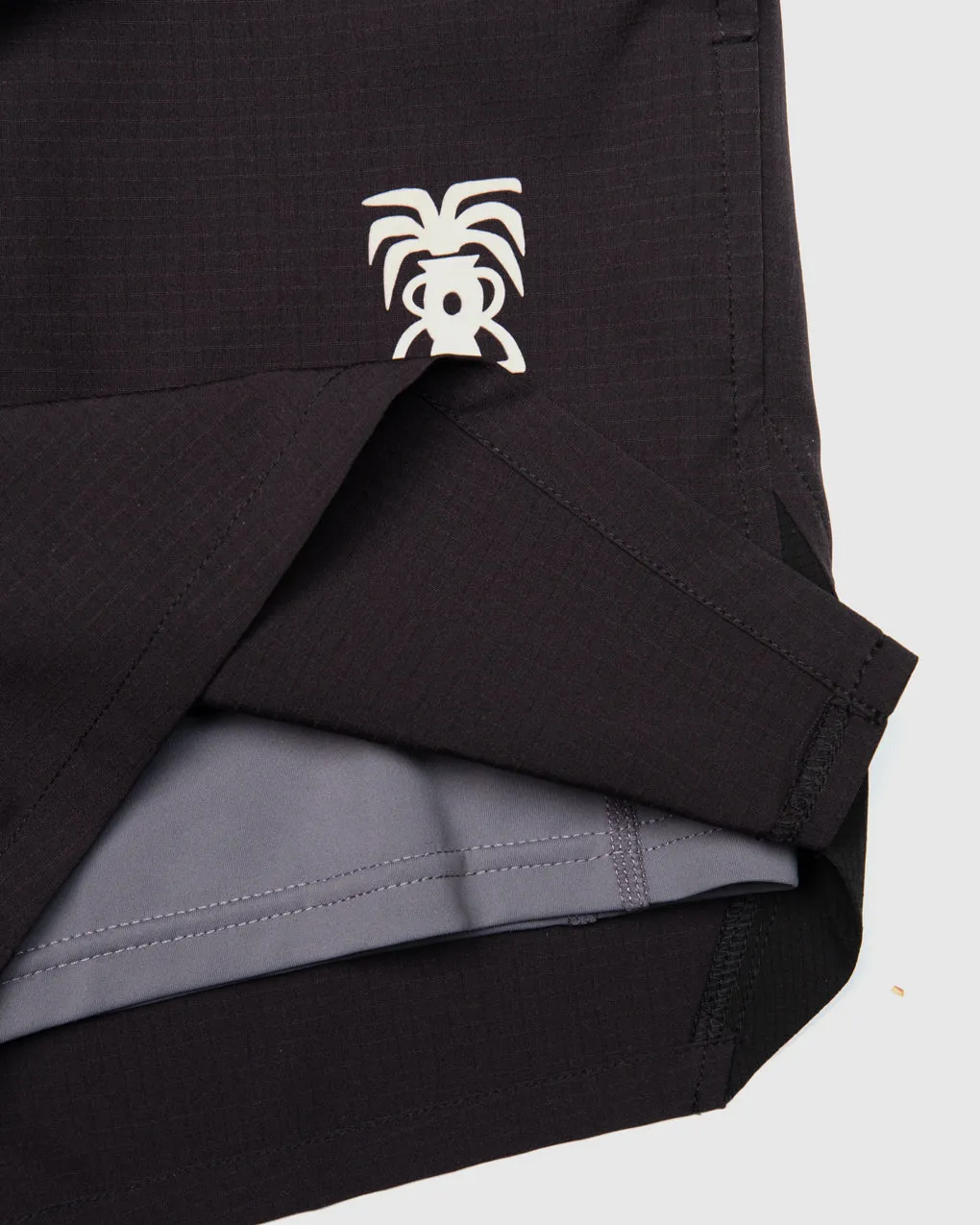 Tropics 2-in-1 Trail Short - Black & Slate sold by P & Co product image thumbnail 5