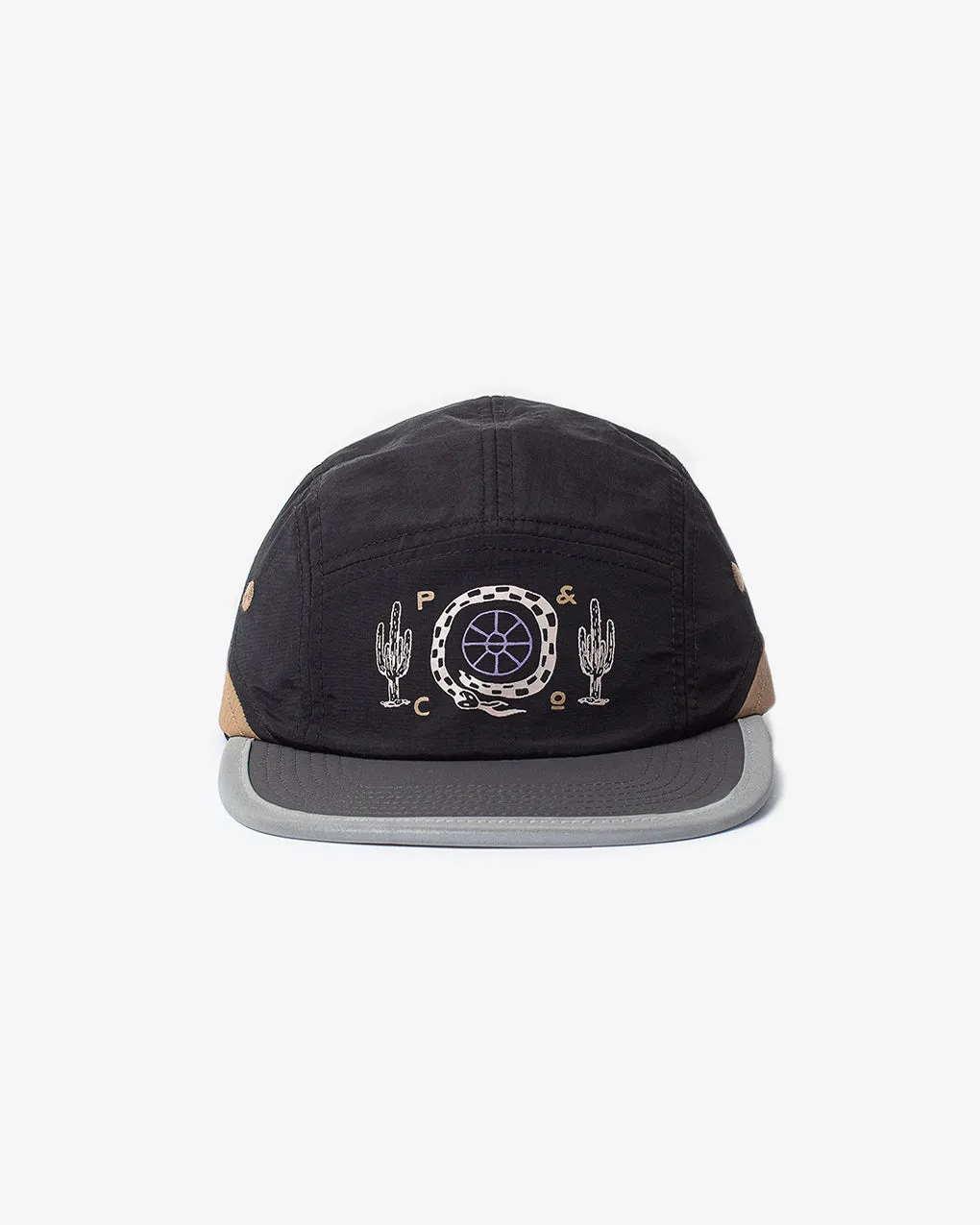 Steady Pace Trail Cap - Black & Tan sold by P & Co product image thumbnail 3