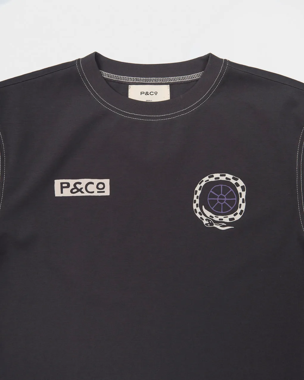 Mindset Trail T-Shirt - Charcoal sold by P & Co product image thumbnail 5