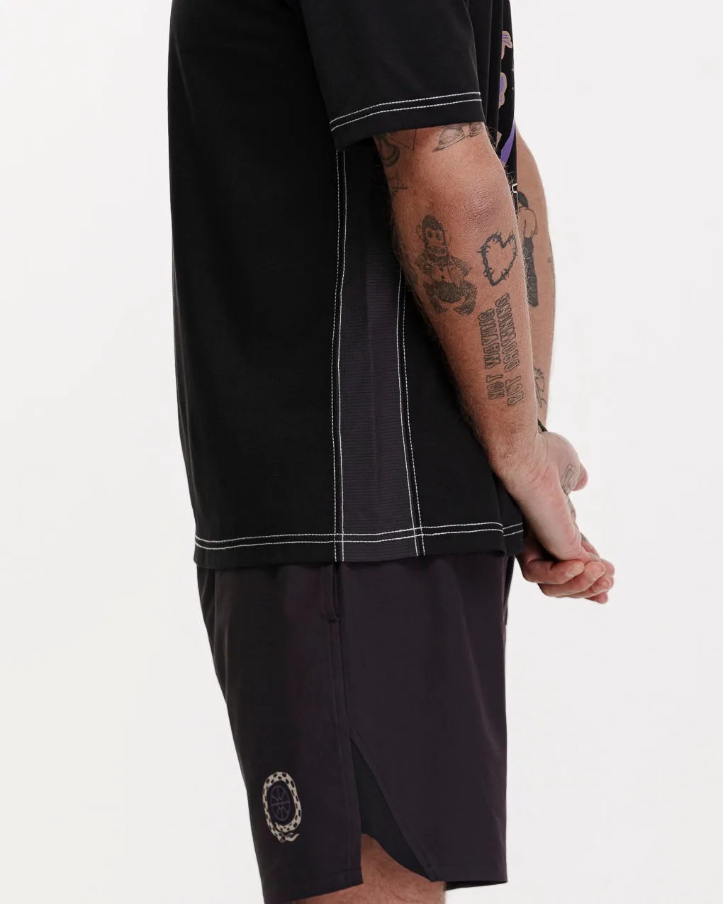 It's Out There Trail T-Shirt - Washed Black sold by P & Co product image thumbnail 5