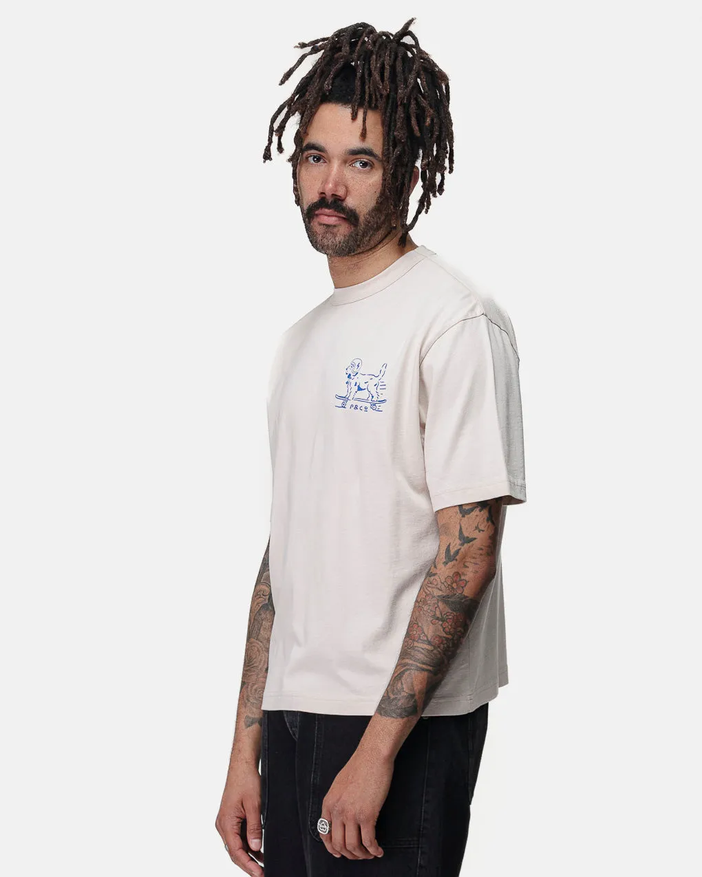 Always Pushin' Boxy T-Shirt - Bone sold by P & Co product image thumbnail 2