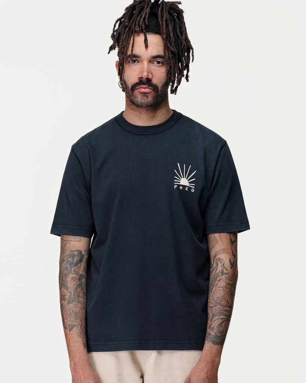 Balance In Chaos T-Shirt - Heavy Washed Black sold by P & Co product image thumbnail 4
