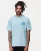 Café Cool T-Shirt - Vintage Blue sold by P & Co