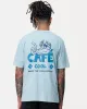 Café Cool T-Shirt - Vintage Blue sold by P & Co