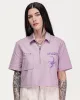Balance In Chaos Half Zip Shirt - Mauve sold by P & Co