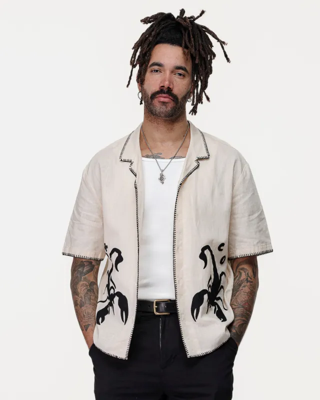 Scorpio Resort Shirt - Bone made by P & Co