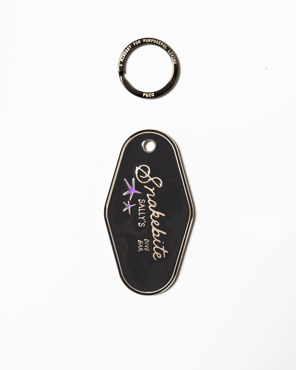 Snakebite Enamel Motel Fob - Black sold by P & Co product image thumbnail 2