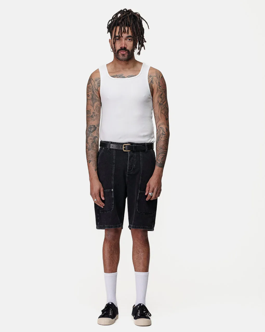 Albion Carpenter Shorts - Washed Black sold by P & Co product image thumbnail 2