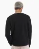 Crafted Ribbed Longsleeve - Washed Black sold by P & Co