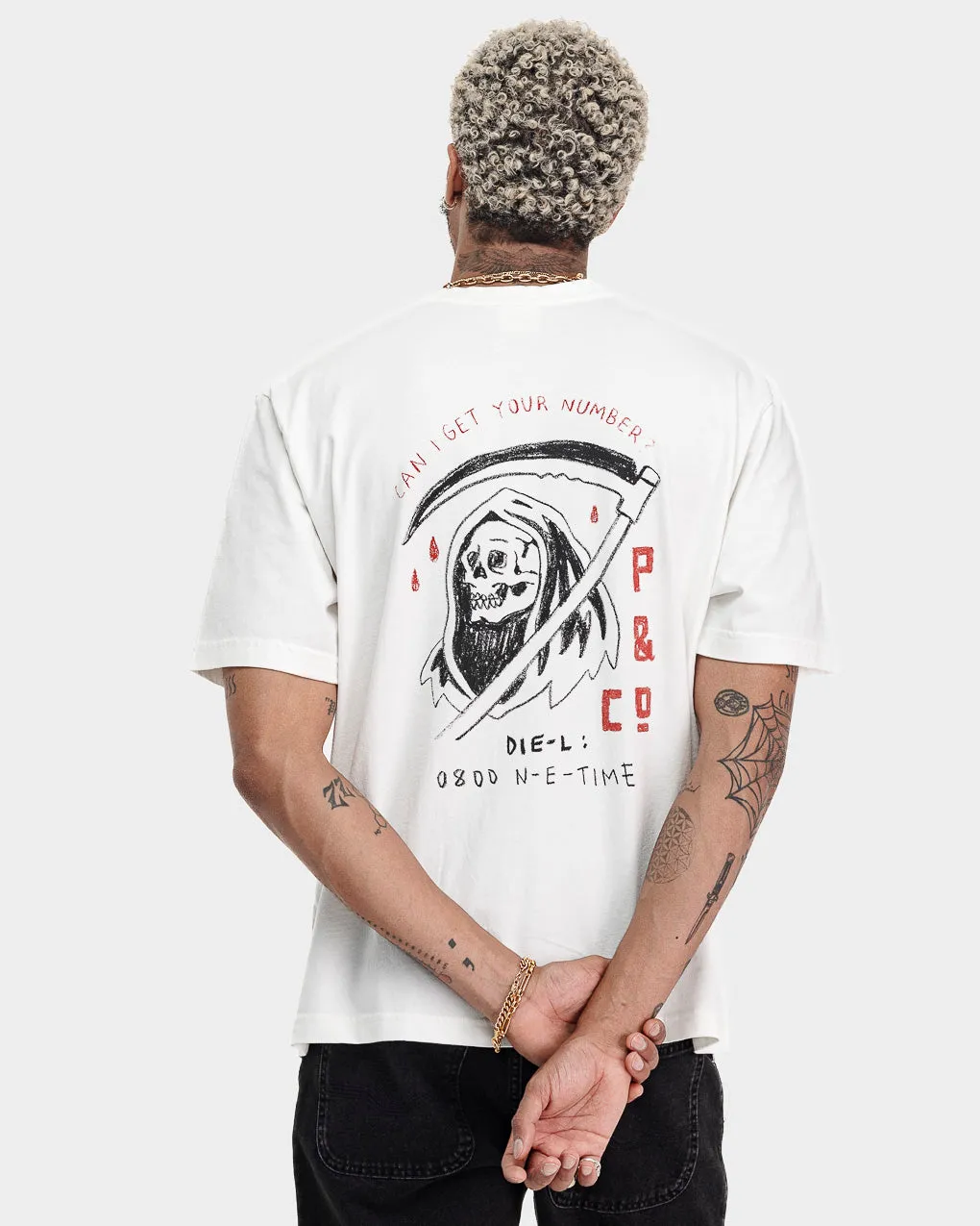 Reaper T-Shirt - Off White sold by P & Co product image thumbnail 3