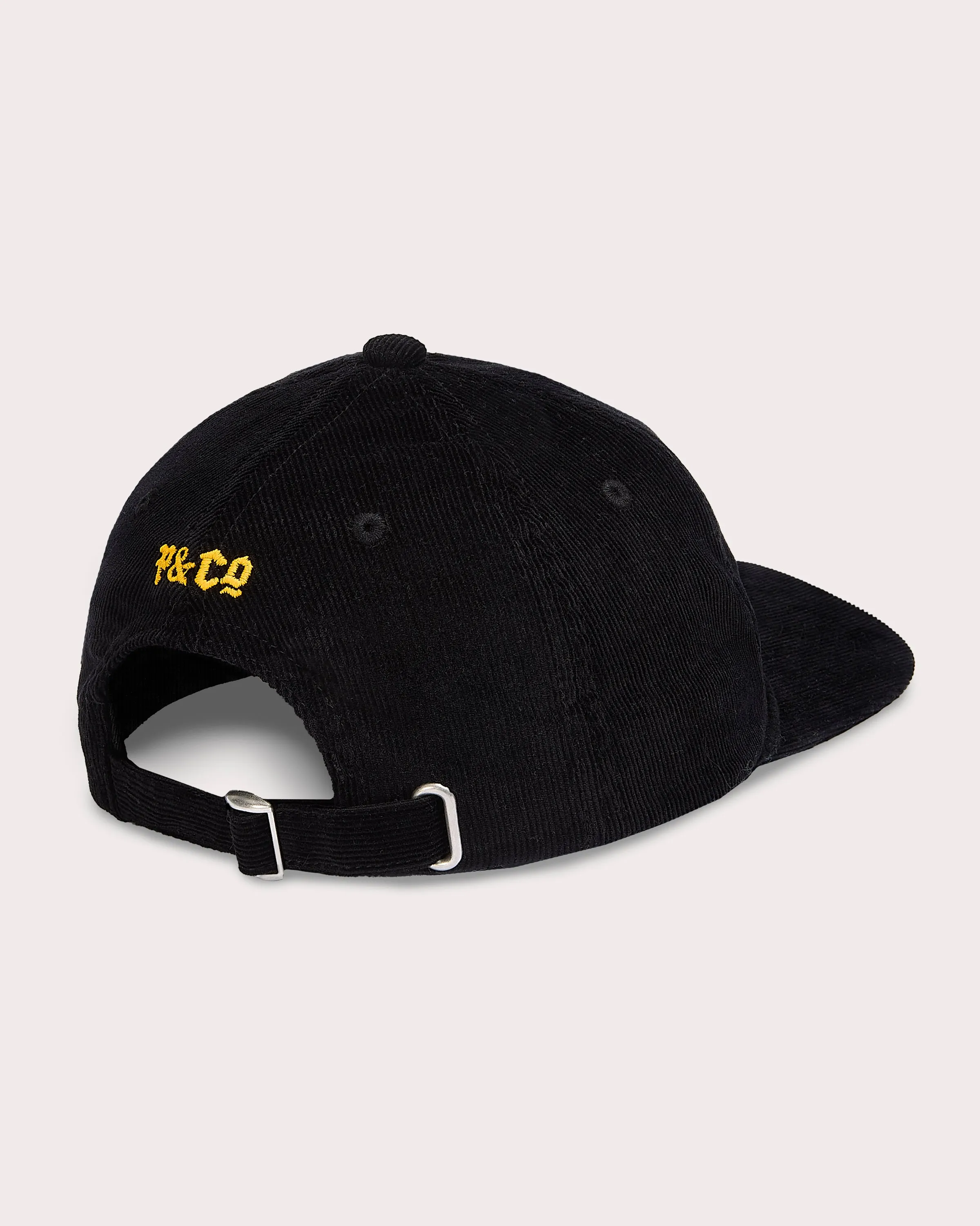 Loyalty Cord 5 Panel Cap - Washed Black sold by P & Co product image thumbnail 4