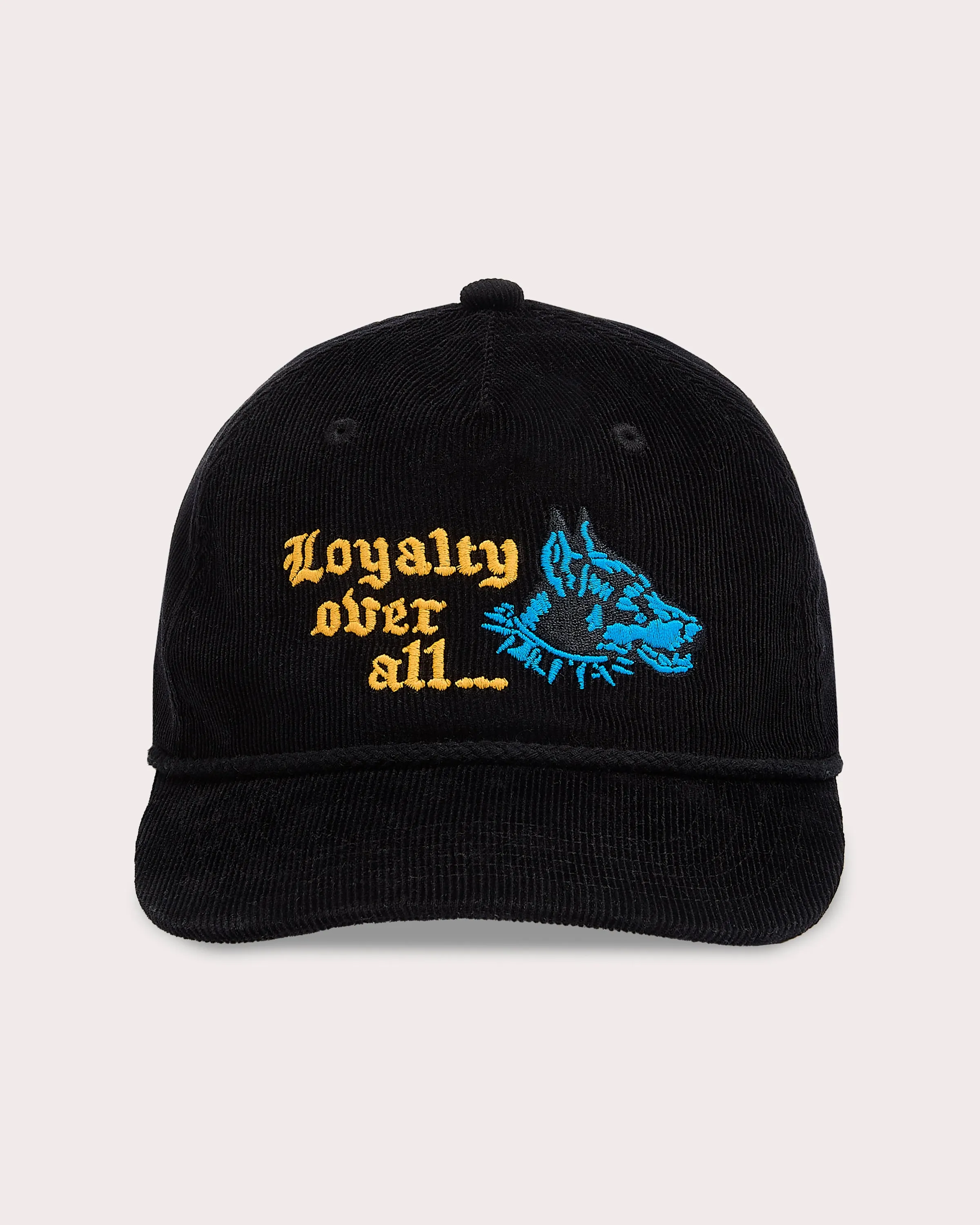 Loyalty Cord 5 Panel Cap - Washed Black sold by P & Co product image thumbnail 2