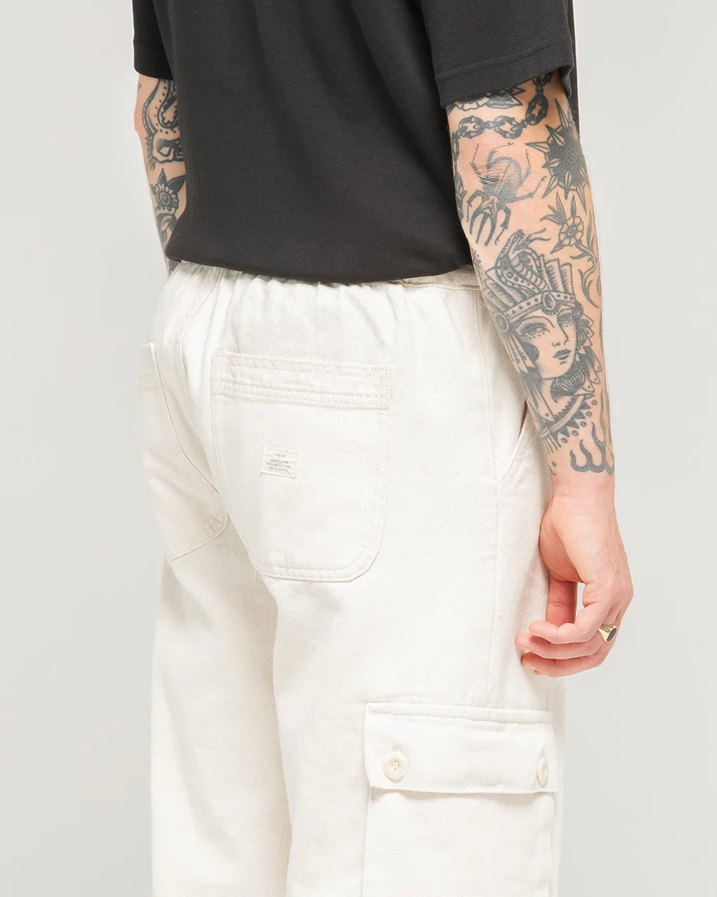 Depot Cargo Pant - Ecru sold by P & Co product image thumbnail 5