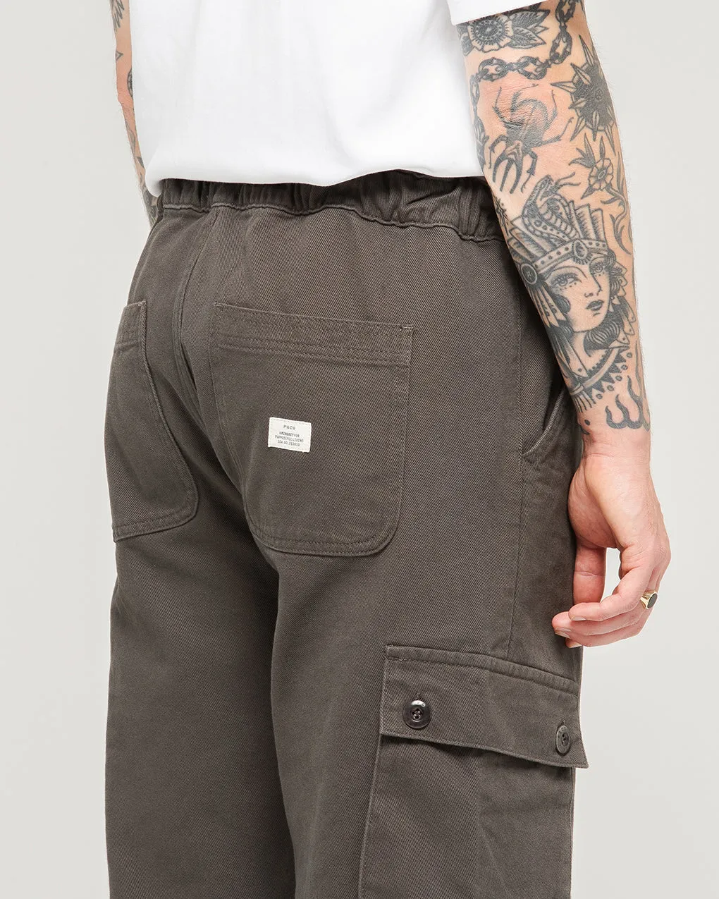 Depot Cargo Pant - Charcoal sold by P & Co product image thumbnail 5