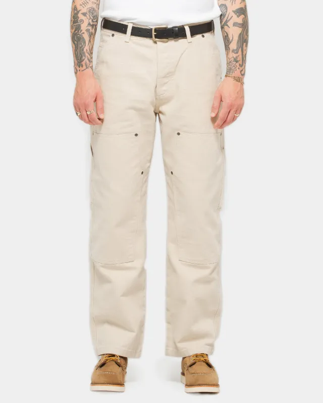 Albion Straight Fit Carpenter Pant - Bone sold by P & Co