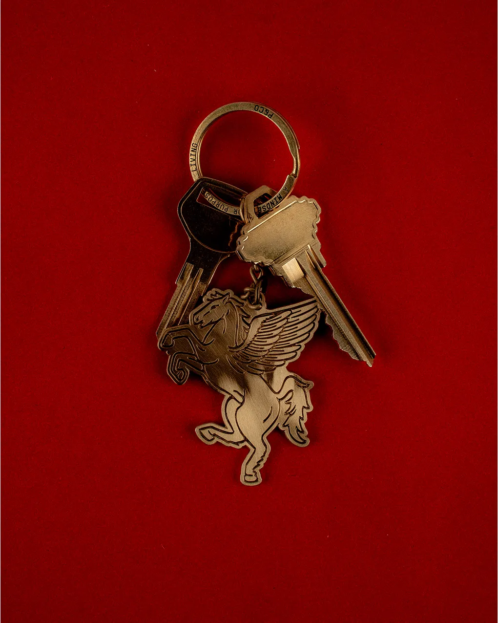 Pegasus Keyring - Brass sold by P & Co product image thumbnail 2
