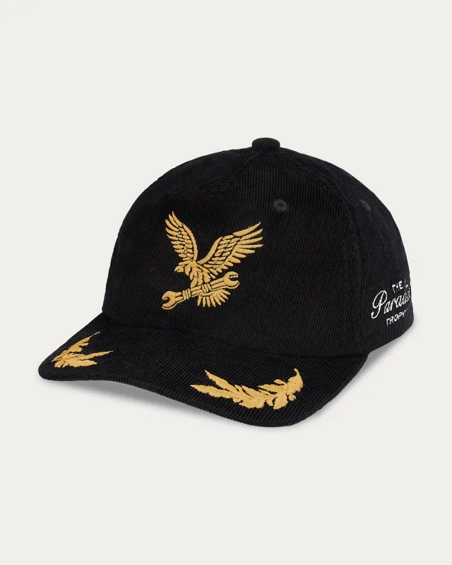 Paradise Trophy 5 Panel Cap - Black sold by P & Co