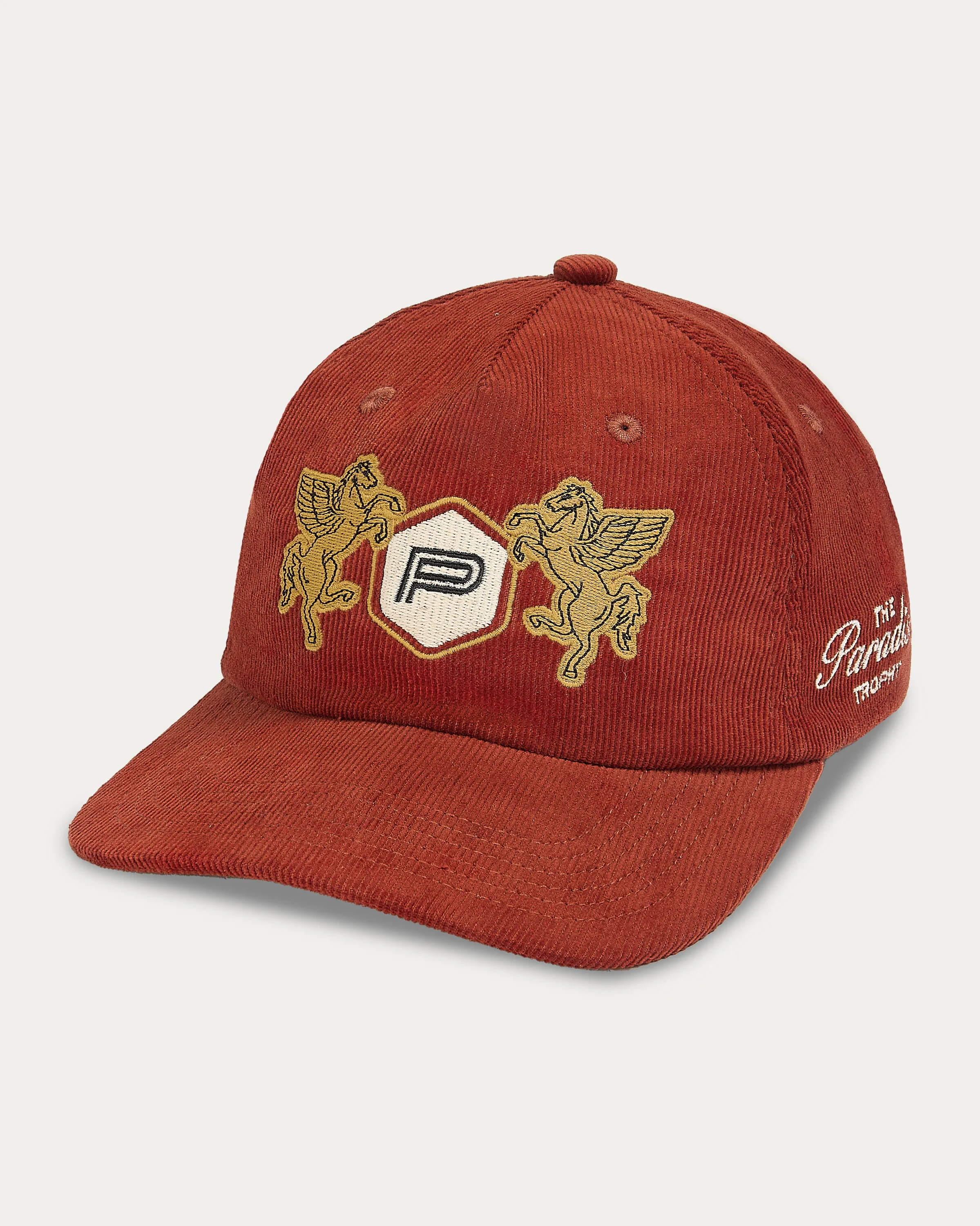 Paradise Trophy 5 Panel Cap - Red sold by P & Co