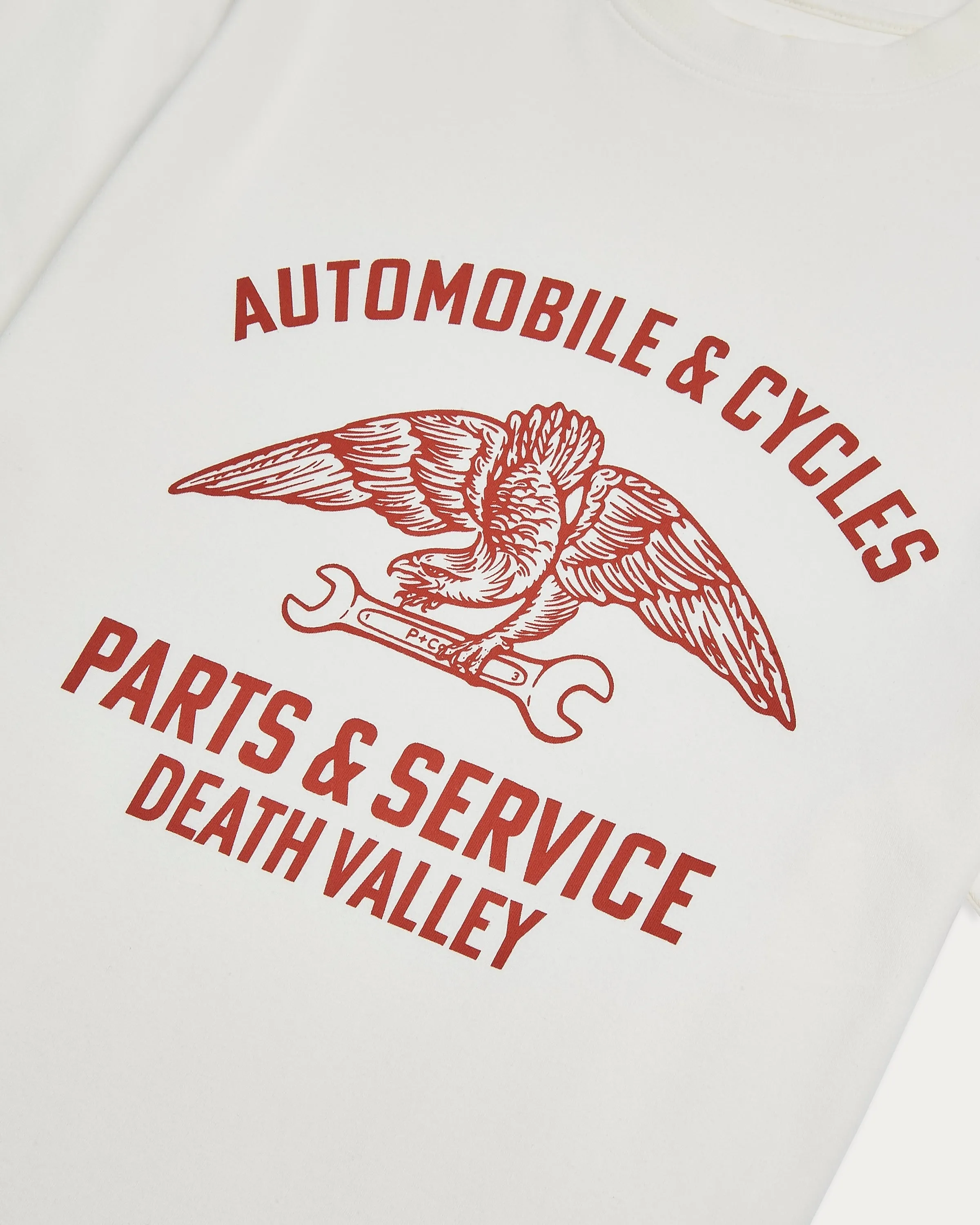 Parts & Service ‘50s T-Shirt - Off White sold by P & Co product image thumbnail 5