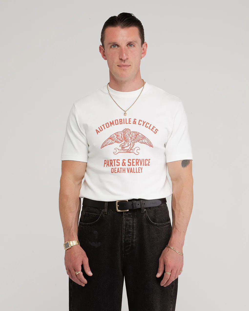 Parts & Service ‘50s T-Shirt - Off White sold by P & Co product image thumbnail 3