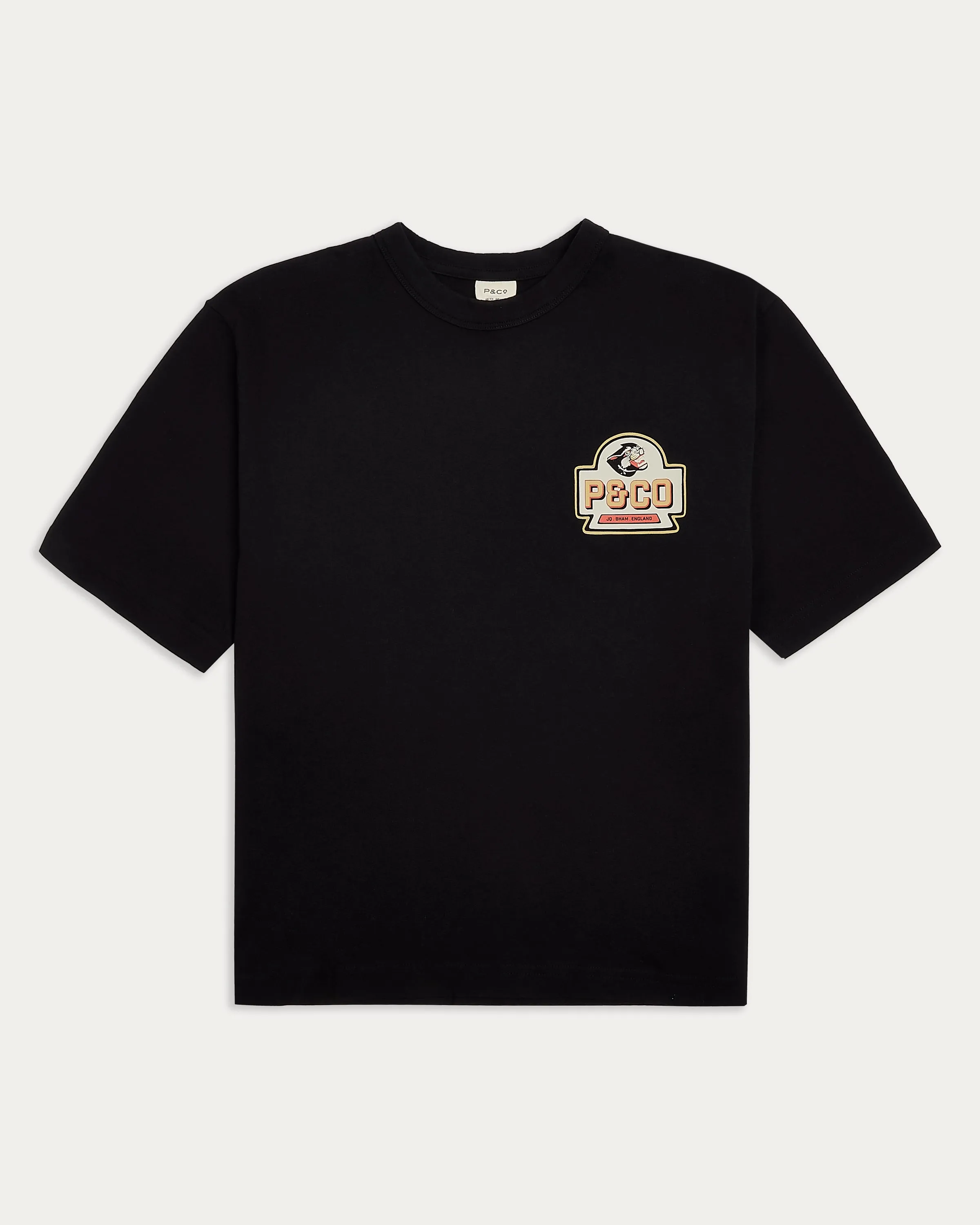 Panther Oils Boxy T-Shirt - Washed Black sold by P & Co product image thumbnail 3