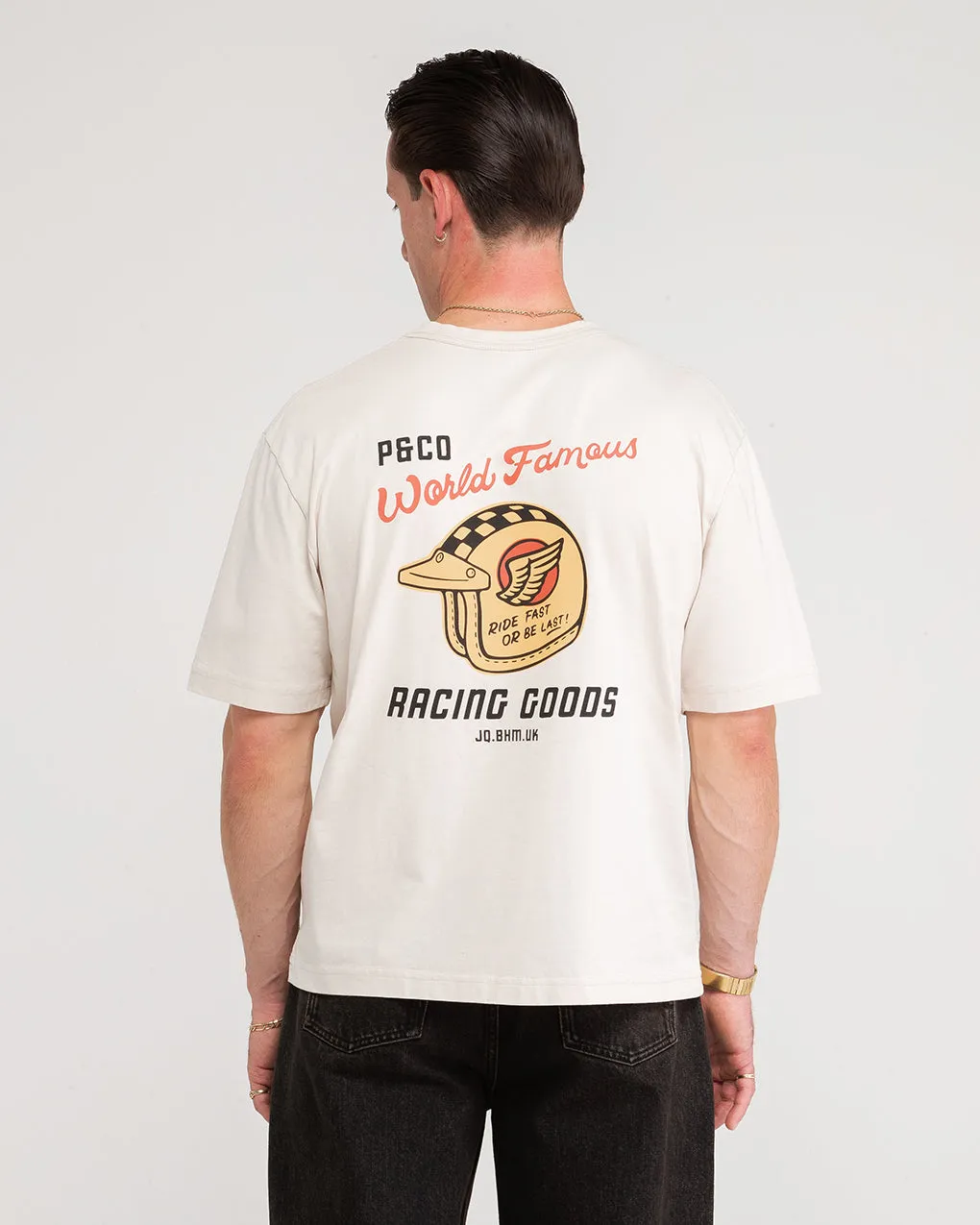 World Famous Boxy T-Shirt - Bone sold by P & Co product image thumbnail 5