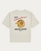 World Famous Boxy T-Shirt - Bone sold by P & Co