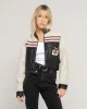 Racing Team Biker Jacket - Black & Ecru sold by P & Co