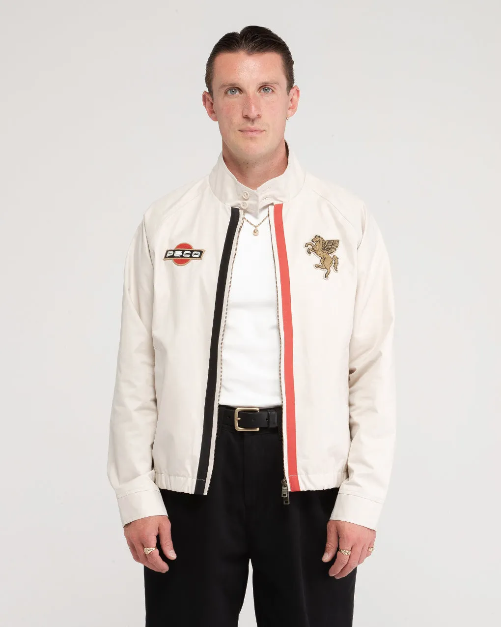 Pegasus Harrington Jacket - Ecru sold by P & Co product image thumbnail 3